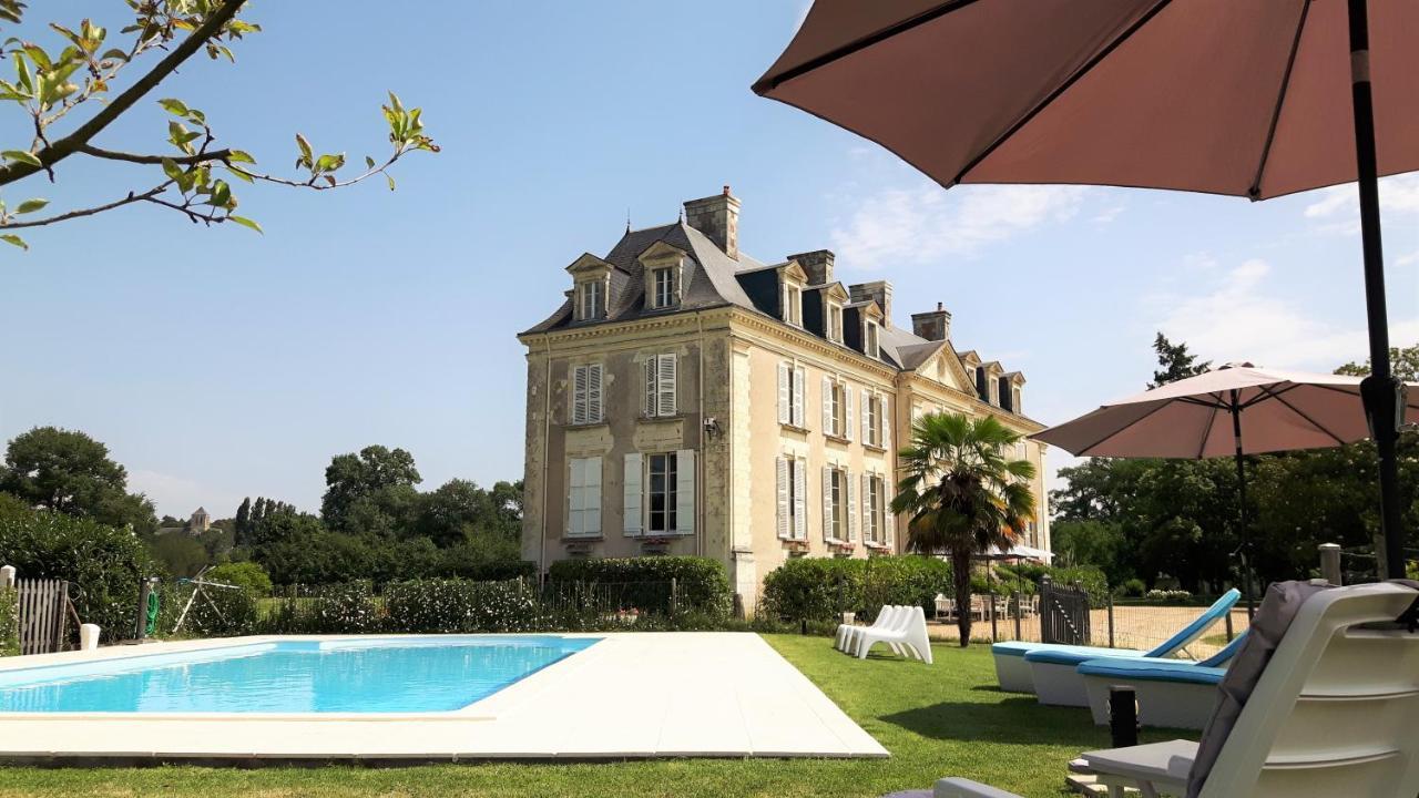 Chateau La Mothaye - Self Catering Apartments With Pool In The Loire Valley Les Bois-d'Anjou Exterior foto
